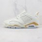 Men & Wmns Air Jordan 6 Low CNY Spruce Aura Metallic Gold