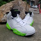 Men & Wmns Air Jordan 6 Oregon Ducks PE White Fluorescent Green Black