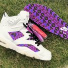 Men & Wmns Air Jordan 6 Quai 54 Sail Black Team Orange Racer Blue