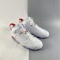 Men & Wmns Air Jordan 6 Red Oreo White University Red Black