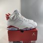 Men & Wmns Air Jordan 6 Red Oreo White University Red Black