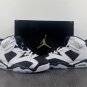 Men & Wmns Air Jordan 6 Retro Oreo White Black