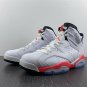 Men & Wmns Air Jordan 6 Retro White Infrared