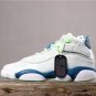 Men & Wmns Air Jordan 6 Rings Barley Grey White Green Abyss