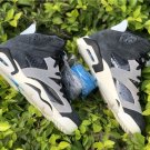 Men & Wmns Air Jordan 6 Tech Chrome Black Light Smoke Grey Sail Chrome