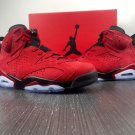 Men & Wmns Air Jordan 6 Toro Varsity Red Black