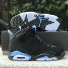 Men & Wmns Air Jordan 6 UNC Black University Blue
