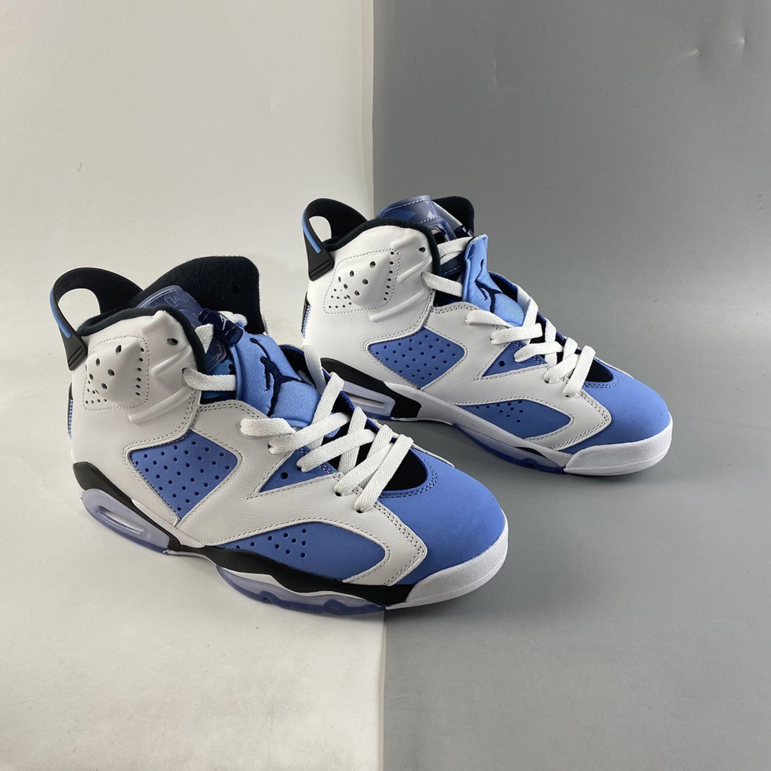 Men & Wmns Air Jordan 6 UNC University Blue White College Navy Black