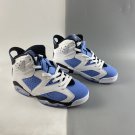 Men & Wmns Air Jordan 6 UNC University Blue White College Navy Black