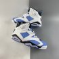 Men & Wmns Air Jordan 6 UNC University Blue White College Navy Black