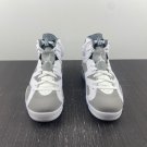 Men & Wmns Air Jordan 6 White Medium Grey Cool Grey