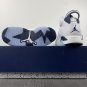 Men & Wmns Air Jordan 6 White Midnight Navy
