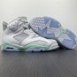 Men & Wmns Air Jordan 6 White Pure Platinum Mint Foam