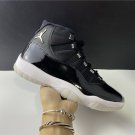 Men & Wmns Air Jordan 11 “25th Anniversary” BlackClear-White-Metallic Silver