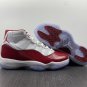 Men & Wmns Air Jordan 11 &acirc;��Cherry&acirc;�� WhiteVarsity Red-Black CT8012-116