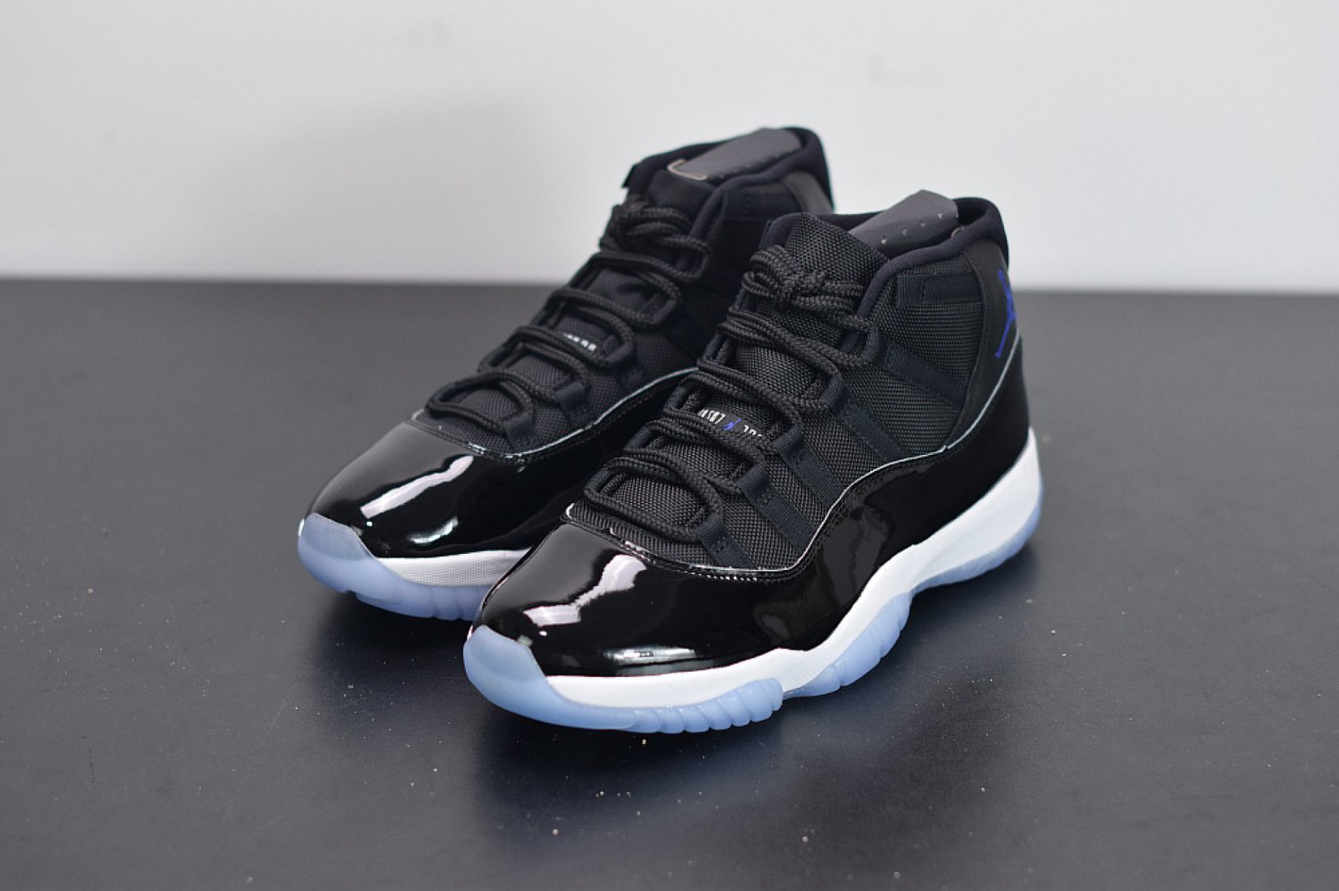 Men & Wmns Air Jordan 11 &acirc;��Space Jam&acirc;�� BlackConcord-White