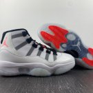 Men & Wmns Air Jordan 11 Adapt White Black Infrared
