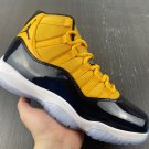 Men & Wmns Air Jordan 11 Black Yellow
