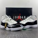 Men & Wmns Air Jordan 11 Gratitude DMP 2023 WhiteBlack-Metallic Gold