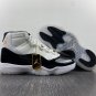 Men & Wmns Air Jordan 11 Gratitude DMP 2023 WhiteBlack-Metallic Gold