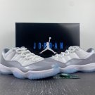 Men & Wmns Air Jordan 11 Low “Elephant” WhiteUniversity Blue-Cement Grey