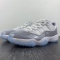 Men & Wmns Air Jordan 11 Low Elephant White University Blue Cement Grey