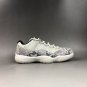 Men & Wmns Air Jordan 11 Low Snakeskin Light Bone University Red Sail Black