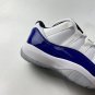 Men & Wmns Air Jordan 11 Low WhiteBlack-Concord