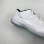 Men & Wmns Air Jordan 11 Low WhiteBlack-Legend Blue AV2187-117