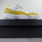 Men & Wmns Air Jordan 11 Low Yellow Snakeskin White Tour Yellow Sail