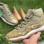 Men & Wmns Air Jordan 11  Neutral Olive Sail Gum Light Brown