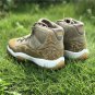 Men & Wmns Air Jordan 11  Neutral Olive Sail Gum Light Brown