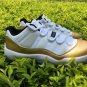 Men & Wmns Air Jordan 11 Retro Low &acirc;��Closing Ceremony&acirc;�� WhiteMetallic Gold