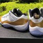 Men & Wmns Air Jordan 11 Retro Low &acirc;��Closing Ceremony&acirc;�� WhiteMetallic Gold