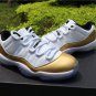 Men & Wmns Air Jordan 11 Retro Low &acirc;��Closing Ceremony&acirc;�� WhiteMetallic Gold