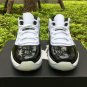 Men & Wmns Air Jordan 11 Retro Low &acirc;��Concord&acirc;�� WhiteBlack-Dark