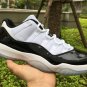 Men & Wmns Air Jordan 11 Retro Low &acirc;��Concord&acirc;�� WhiteBlack-Dark