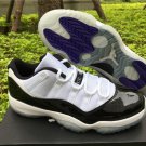 Men & Wmns Air Jordan 11 Retro Low Concord White Black Dark