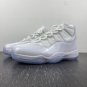 Men & Wmns Air Jordan 11 Retro Silver Anniversary White Metallic Silver