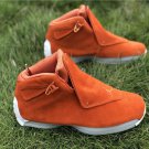 Men & Wmns Air Jordan 18 Suede Pack – Orange