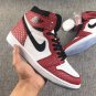 Men & Wmns Air Jordan Retro 1 High OG &acirc;��Chicago Crystal&acirc;�� 555088-602