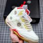 Men & Wmns Jordan 5 retro off-white sail
