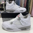 Men & Wmns Jordan 4 Retro White Oreo (2021) (GS)