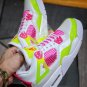 Men & Wmns Jordan 4 Retro White Lemon Pink