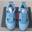 Men & Wmns Jordan 4 Retro University Blue (GS)