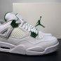 Men & Wmns Jordan 4 Retro Metallic Green