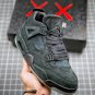 Men & Wmns Jordan 4 Retro Kaws Black