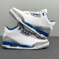 Men & Wmns Jordan 3 retro wizards true blue