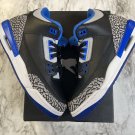 Men & Wmns Jordan 3 RetroSport Blue