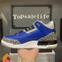 Men & Wmns Jordan 3 Retro Varsity Royal Cement